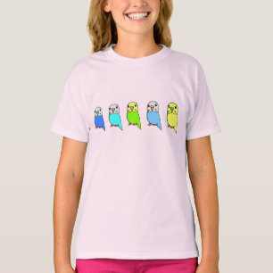 Camisetas lindas de Budgies