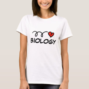 Camisetas lindas de la biología para los