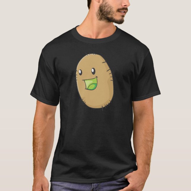 Camisetas lindo del kiwi, ropa de encargo del kiwi (Anverso)