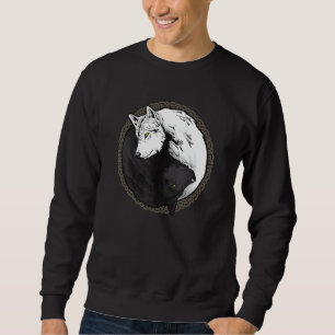Camisetas lobo, regalo animal de Yin Yang Wolves