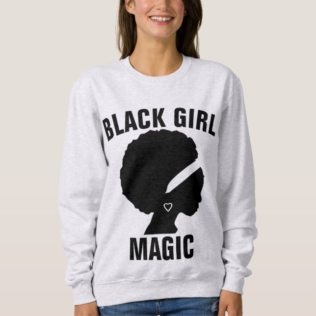 CAMISETAS MAGIC DE CHICA NEGRO (Anverso)