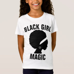 CAMISETAS MAGIC DE CHICA NEGRO