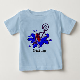 Camisetas magníficas del lago para los niños