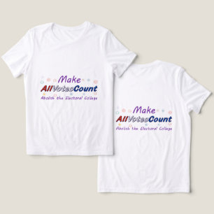 Camisetas Make All Votes Count