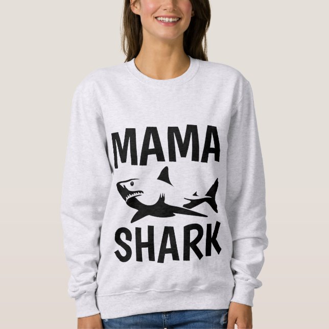 Camisetas MAMA SHARK y sudaderas (Anverso)