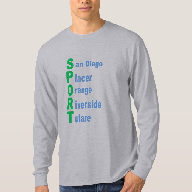 Camisetas manchas longues H gris SPORT TOURISME CA (Anverso)