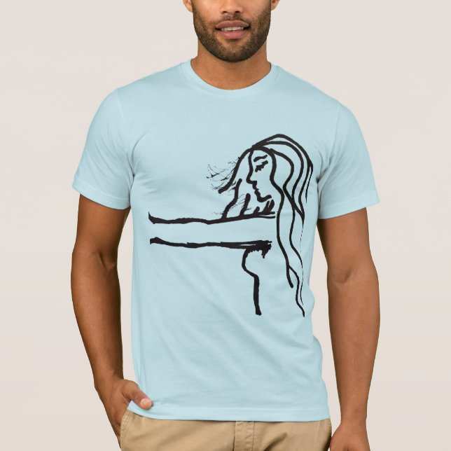 camisetas "Mantener cerrado" (Anverso)