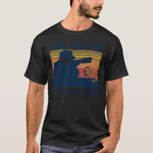 Camisetas Masculinas - Atrapar Disparos Si Huye, M