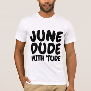Camisetas masculinas de cumpleaños de JUNIO