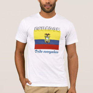 Camisetas masculinas de Ecuador - orgullo en todas