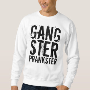 Camisetas masculinas divertidas GANGSTER PRANKSTER