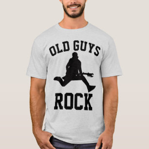 Camisetas masculinas divertidas y ANCIANOS ROCK