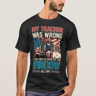 Camisetas masculinas - Mi profesor estaba equivoca