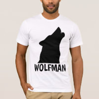Camisetas masculinas WOLFMAN WEREWOLF