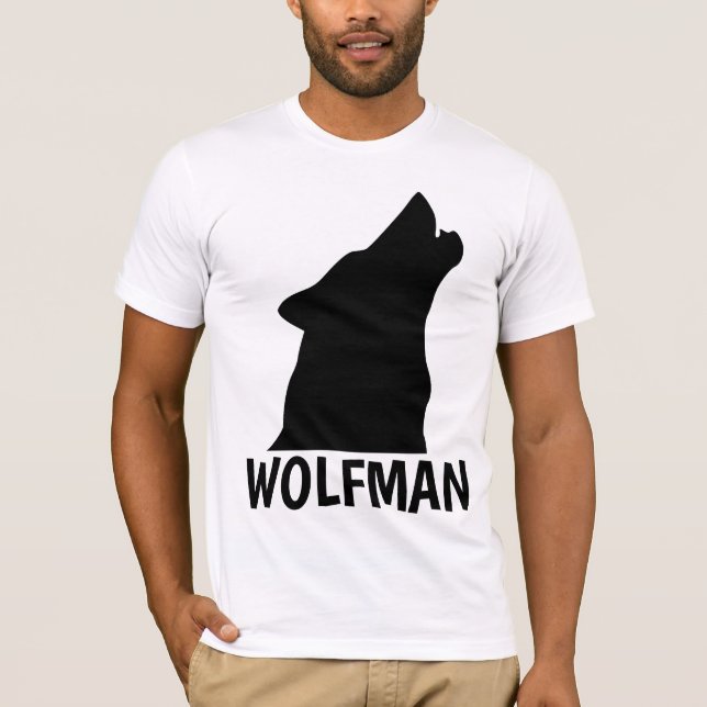 Camisetas masculinas WOLFMAN WEREWOLF (Anverso)