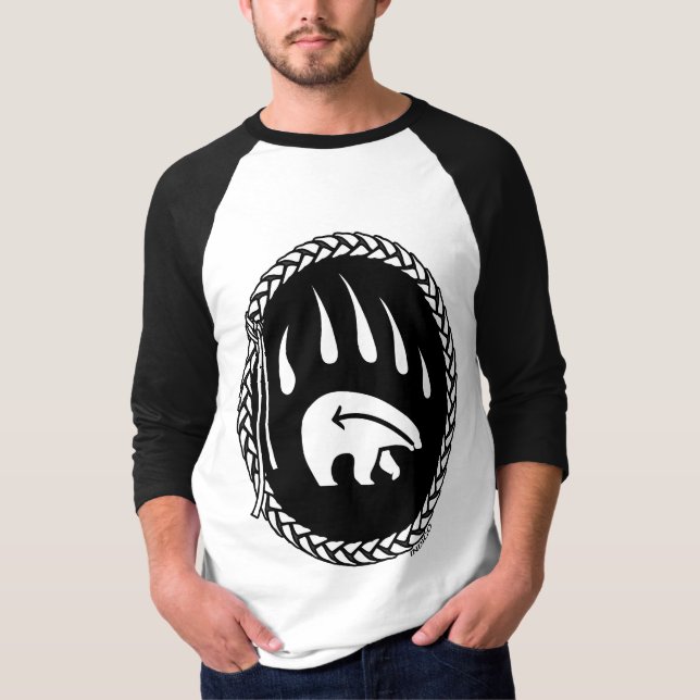 Camisetas masculinos de la tribu de los osos de ar (Anverso)
