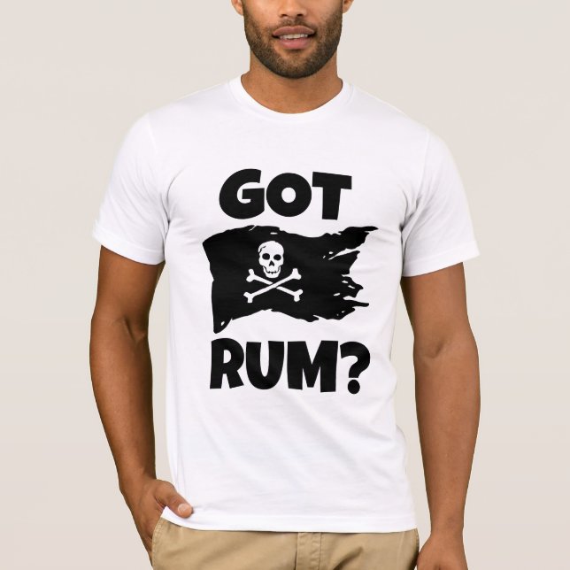 CAMISETAS MENS DE PIRATE RUM DAD (Anverso)
