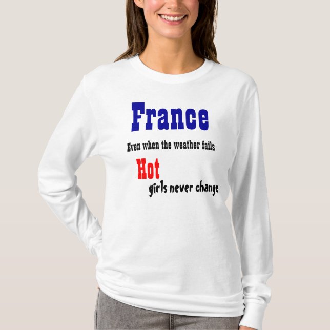 Camisetas meteorológicas de Francia (Anverso)