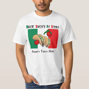 Camisetas mexicanas del restaurante