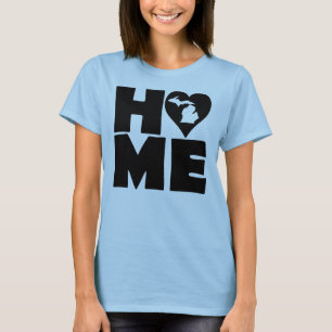 Camisetas Michigan Home Heart State T-Shirt