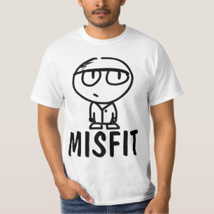 Camisetas MISFIT, tanteos divertidos para hombres