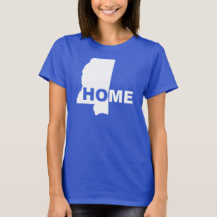 Camisetas Mississippi Hogar Lejos Del Estado