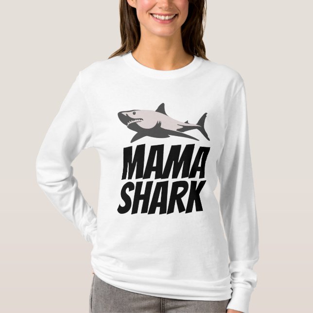 Camisetas MOM SHARK (Anverso)