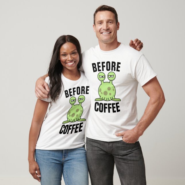 Camisetas MONSTER 'ANTES DEL CAFÉ' DIVERSAS (Unisexo)
