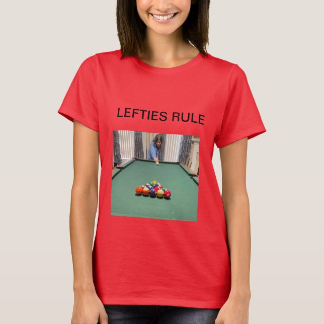 Camisetas MUJERES PISCINA BILLIARDS FUNNY (Anverso)