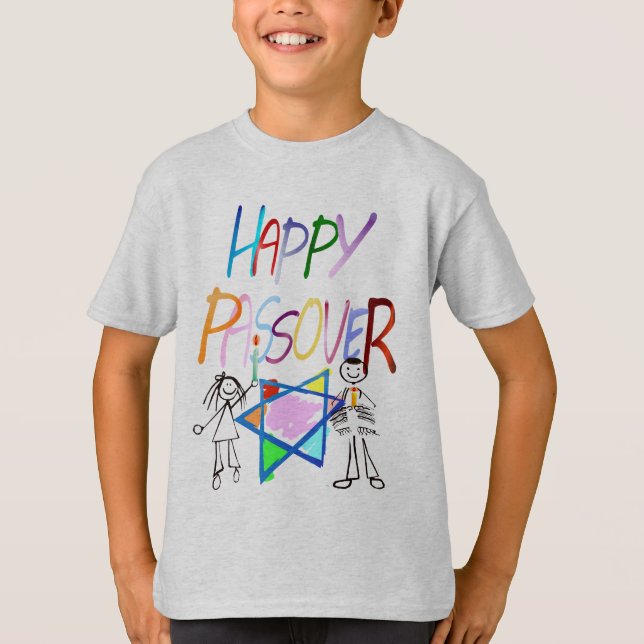 Camisetas muy colorido de un Passover (Anverso)