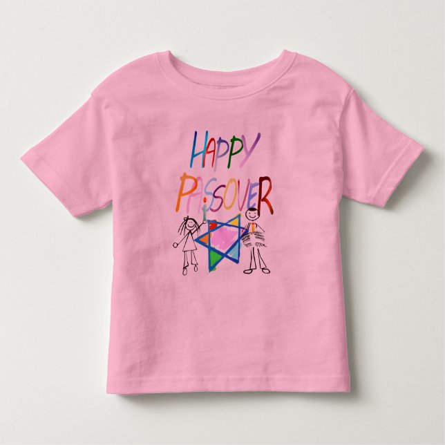 Camisetas muy colorido de un Passover (Anverso)