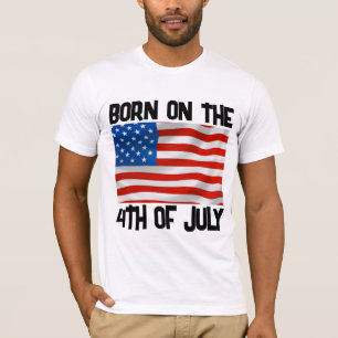 CAMISetas NACIDAS EL 4 DE JULIO CAMISETA