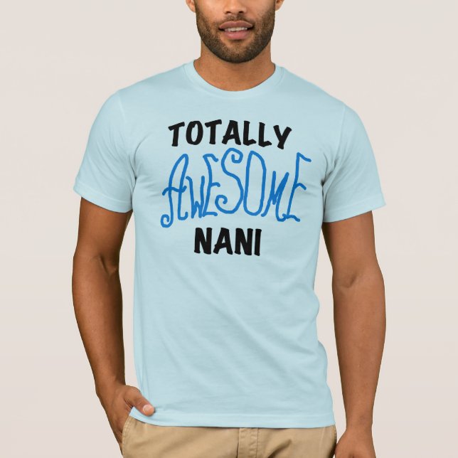 Camisetas Nani azul y regalos todoscientos (Anverso)
