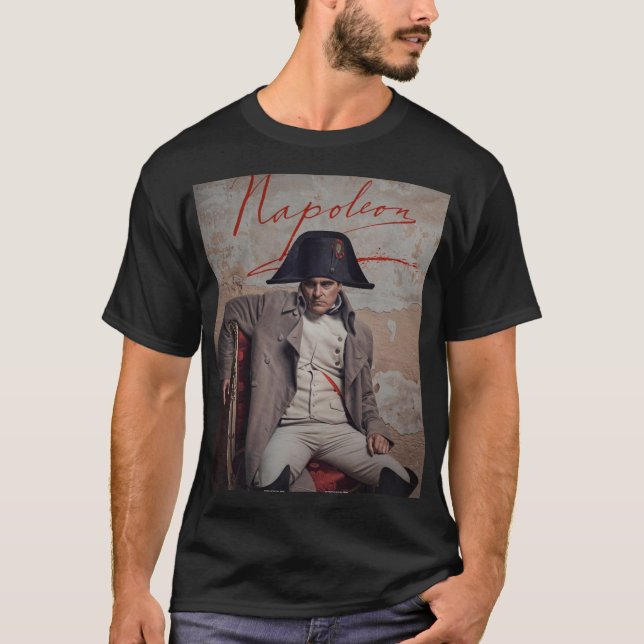 Camisetas Napoleón, con un diseño único. Limitada (Anverso)