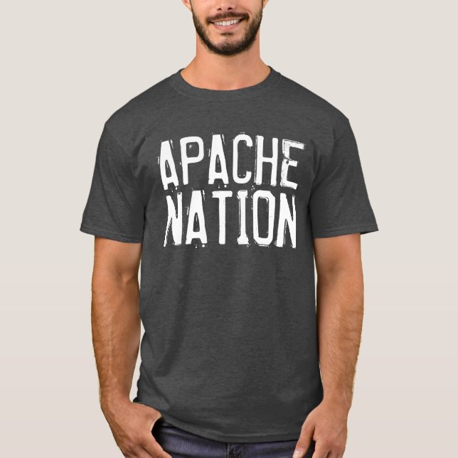 CAMISETAS NATIVAS ESTADOUNIDENSES, NACIÓN APACHE (Anverso)