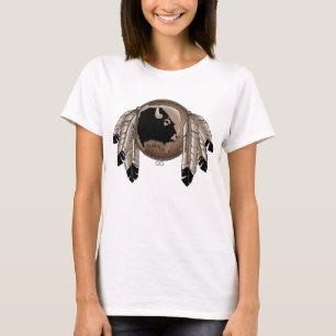 Camisetas nativo del arte de la fauna de las
