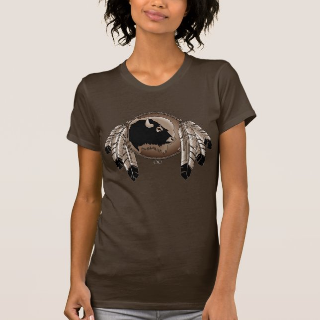 Camisetas nativo del arte de la fauna de las (Anverso)
