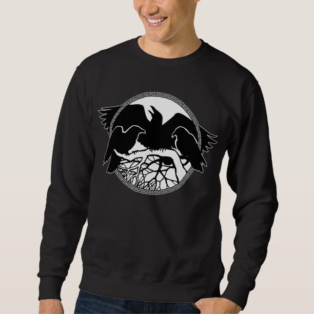 Camisetas nativo del arte del cuervo unisex de la (Anverso)