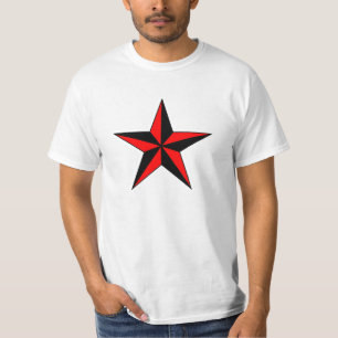 Camisetas náutico rojo del personalizado de la
