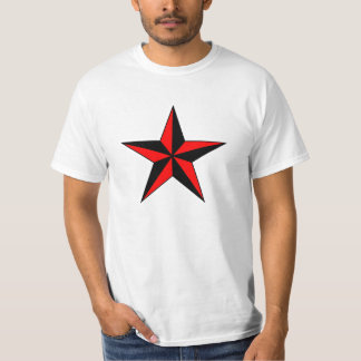 Camisetas náutico rojo del personalizado de la