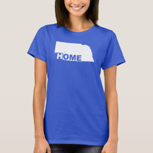 Camisetas Nebraska Hogar Lejos Del Estado