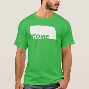 Camisetas Nebraska Hogar Lejos Del Estado