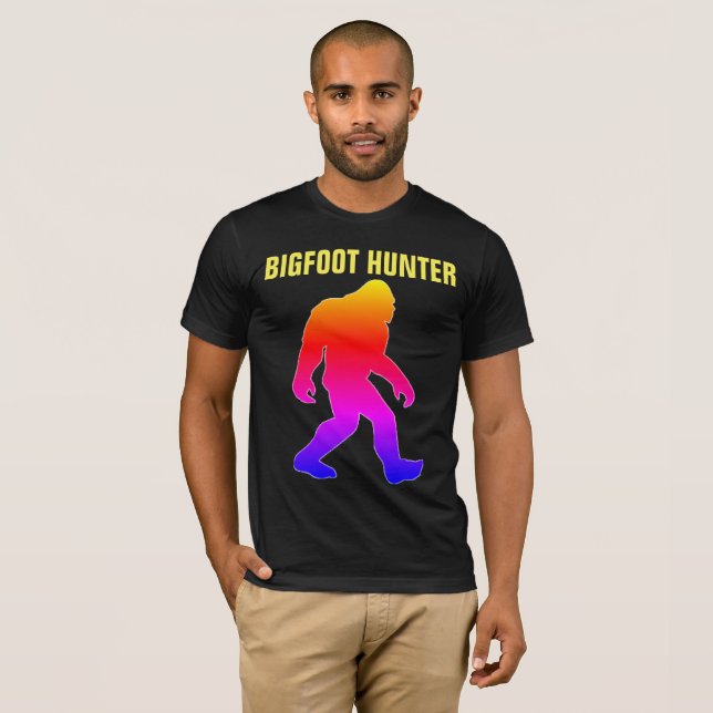 Camisetas negras BIGFOOT HUNTER (Anverso completo)