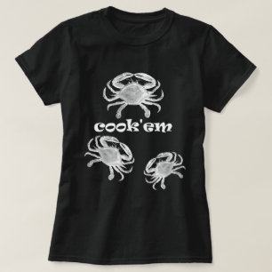 Camisetas negras de las damas cubanas cómicas