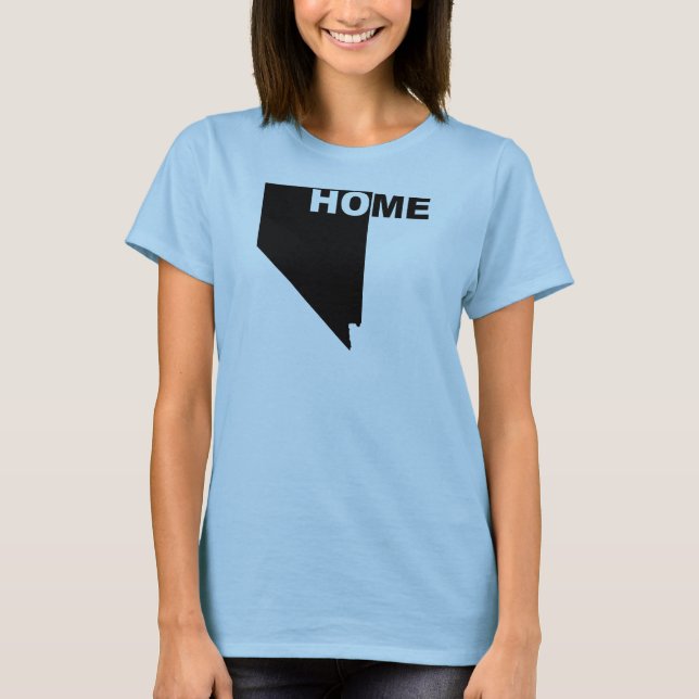 Camisetas Nevada Hogar Lejos Del Estado (Anverso)