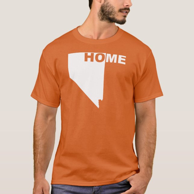 Camisetas Nevada Hogar Lejos Del Estado (Anverso)