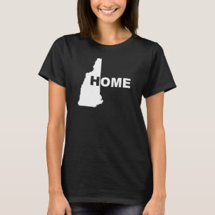Camisetas New Hampshire Hogar Lejos Del Estado