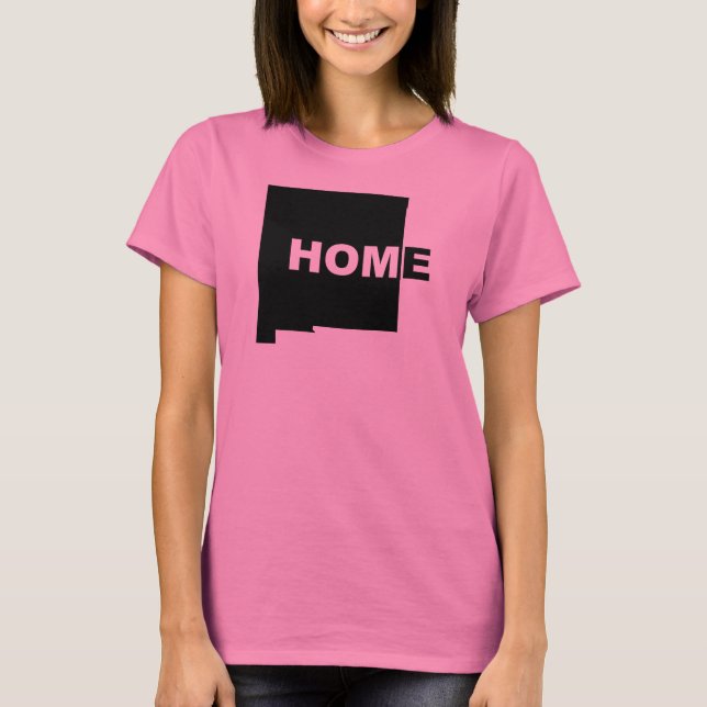 Camisetas New Mexico Hogar Lejos Del Estado (Anverso)