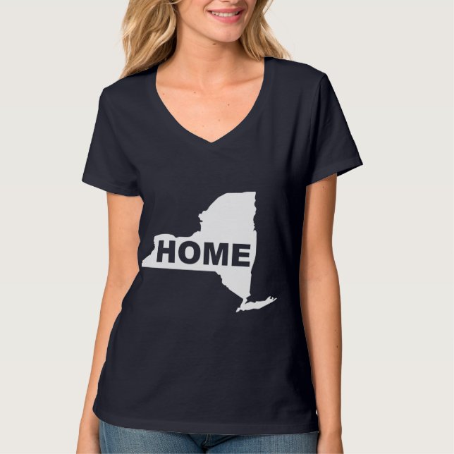 Camisetas New York Hogar Lejos De Casa (Anverso)