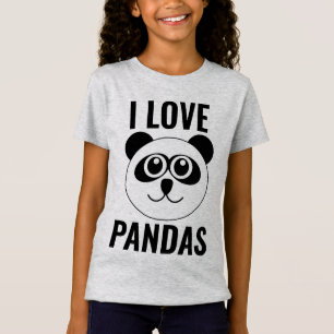 CAMISetas NIÑAS OSITOS PANDA ME AMOR